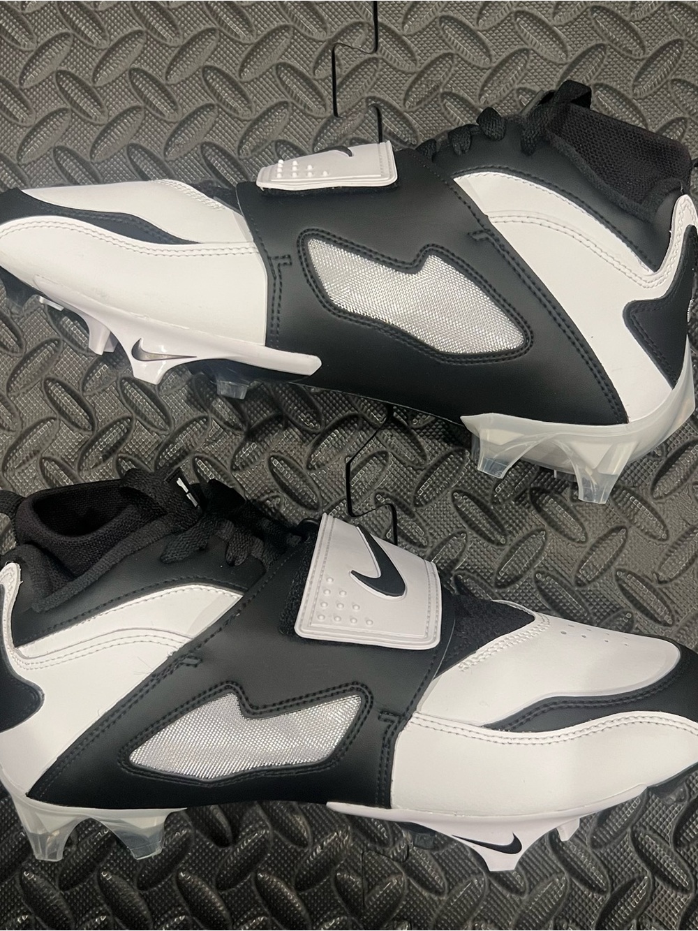 Nike Vapor Edge Diamond Turf ‘93 TD ‘Black White’ HF5298-101 Size 9
